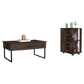 Brown 2 Piece Living Room Set B7568