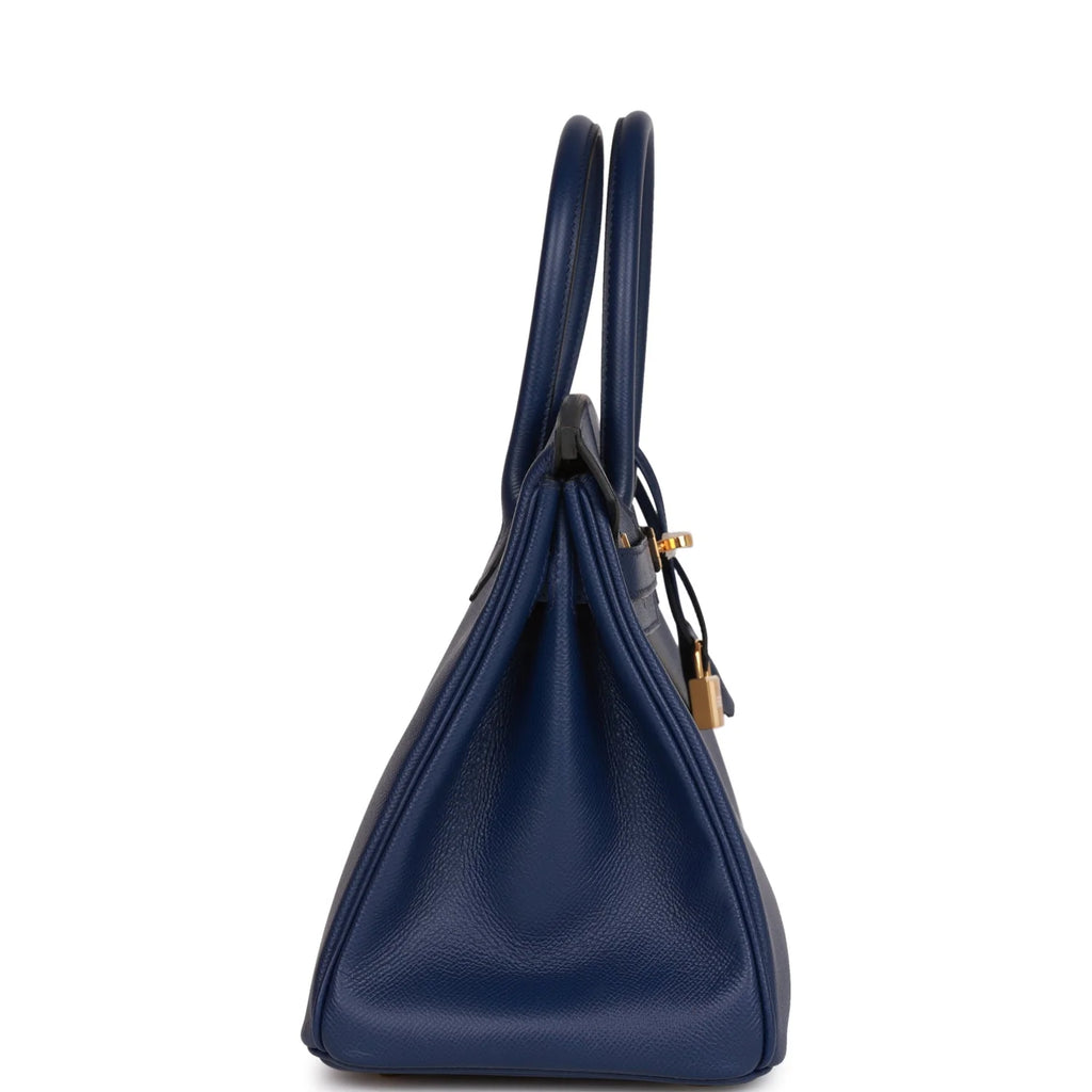Bleu Saphir Epsom Leather Handbag T311