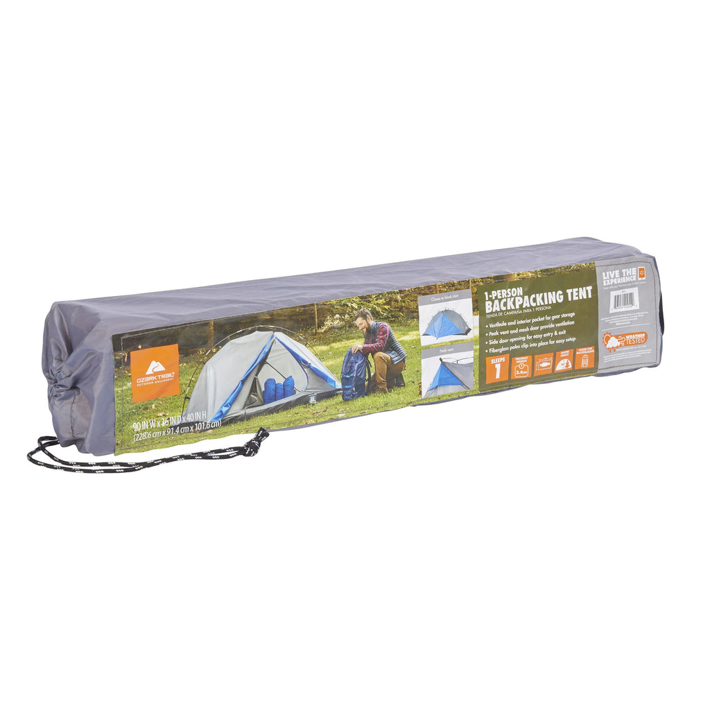 1-Person Backpacking Tent with Vestibule V752492