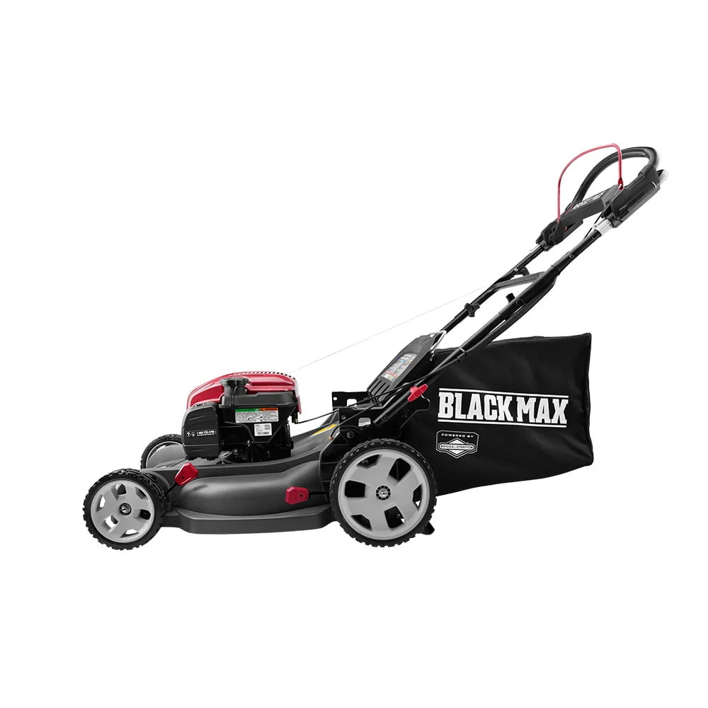 Black 21-inch 3-in-1 Self-Propelled Gas Mower V59180