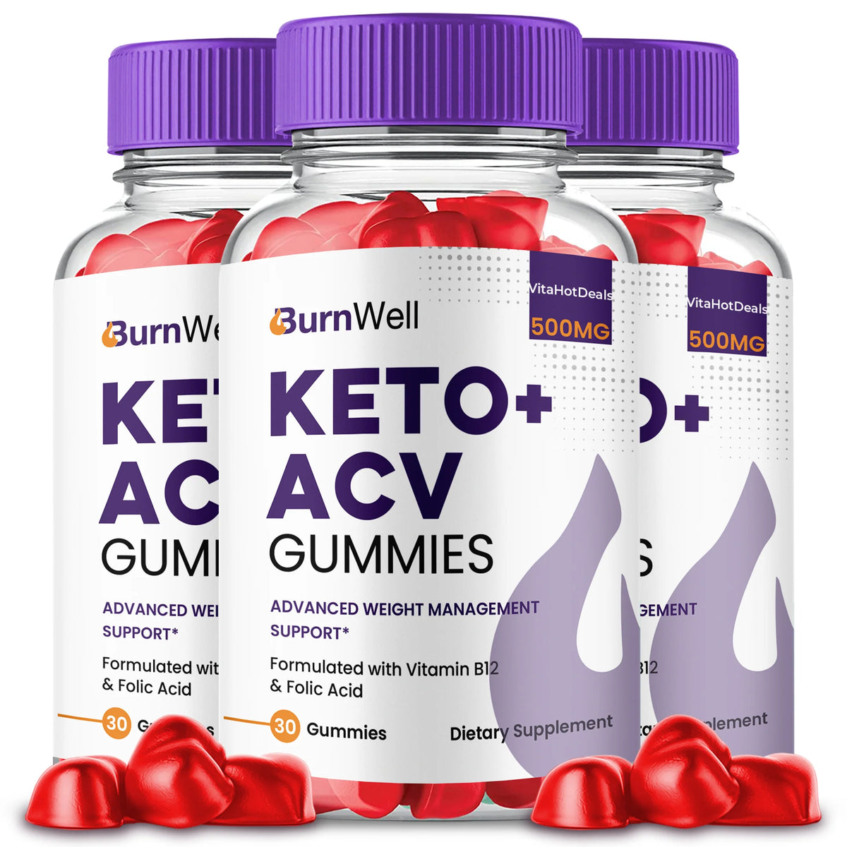 Keto ACV Gummies 3 Pack D867