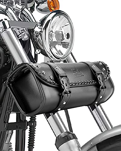 PU Leather Universal Motorcycle Fork Bag A31945