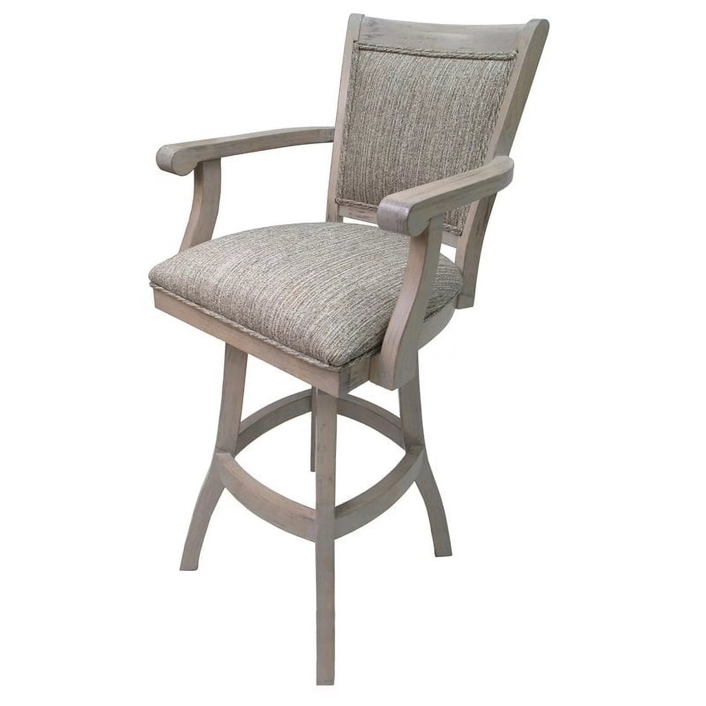 30" Swivel Solid Wood Bar Stool A245302