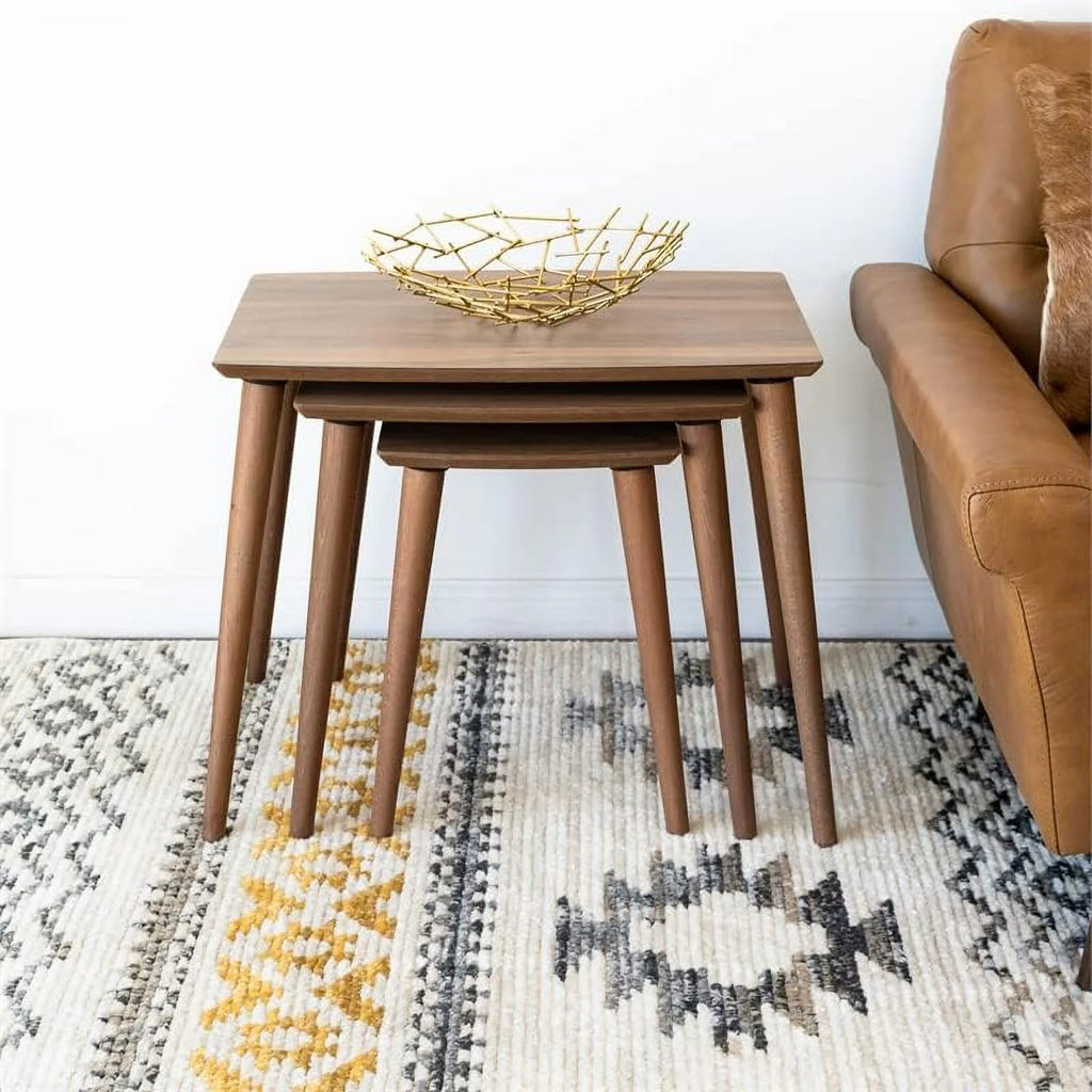 Wood Nesting Tables Set of 3 V626212