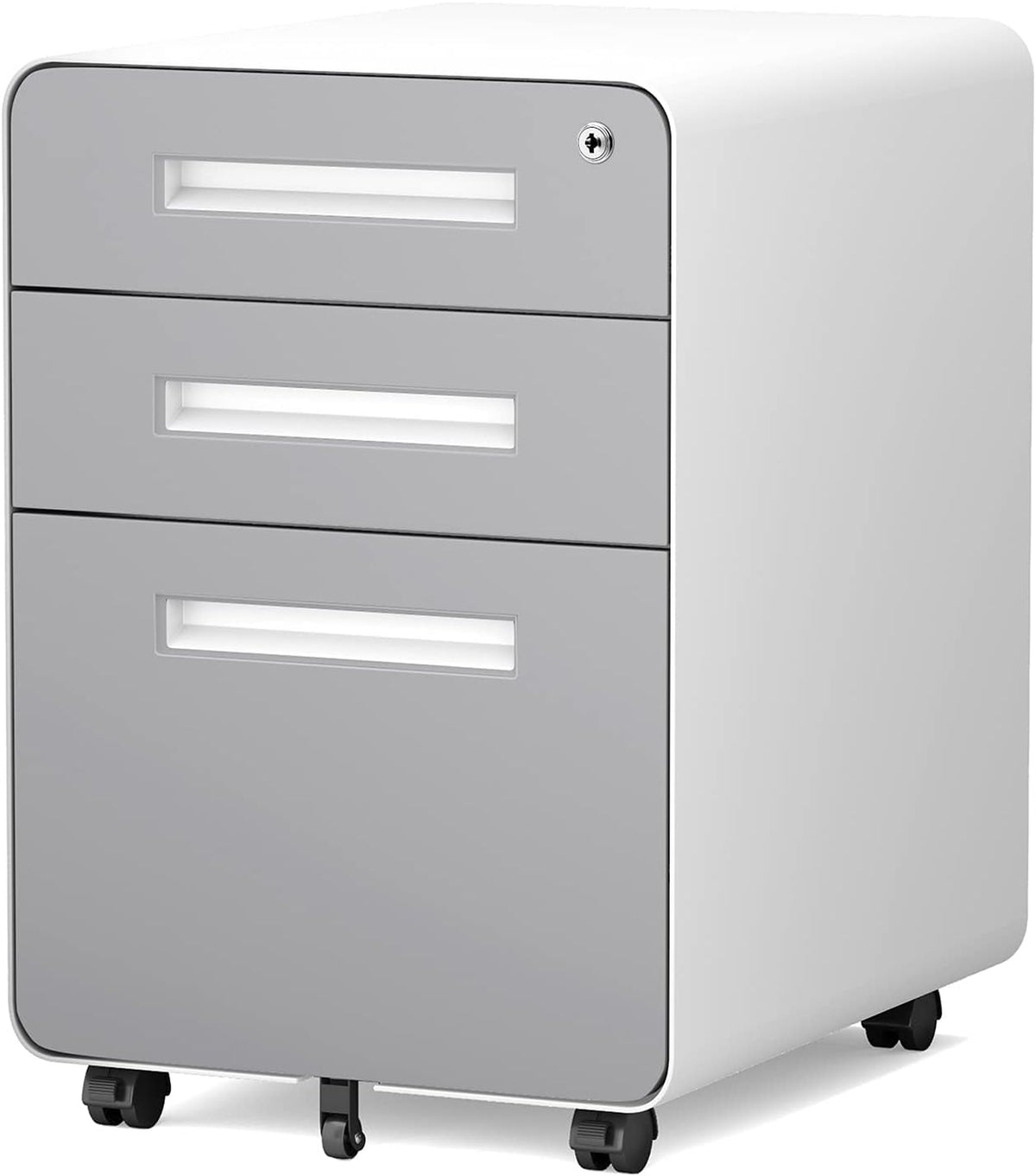 3 Drawer Metal File Cabinet with Lock M1701