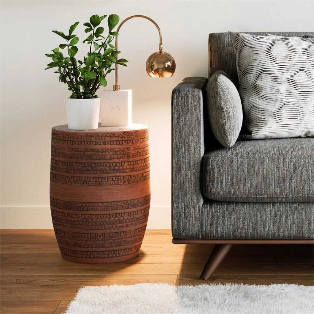 15" Metal Accent Side Table X4612