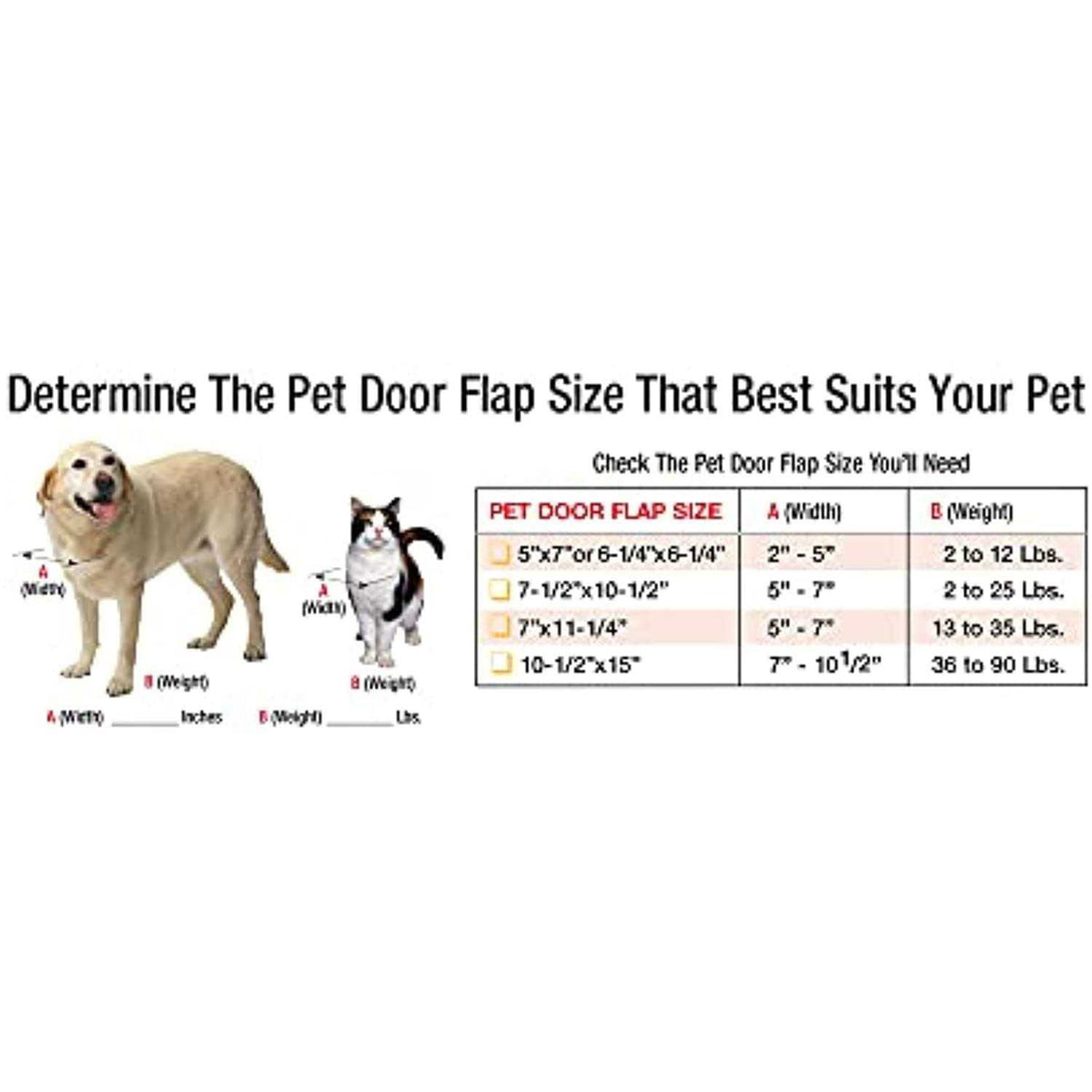 Aluminum Sash Pet Door U299404