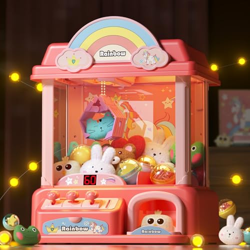 Claw Machine with Music Pink Mini Vending Machine L28182