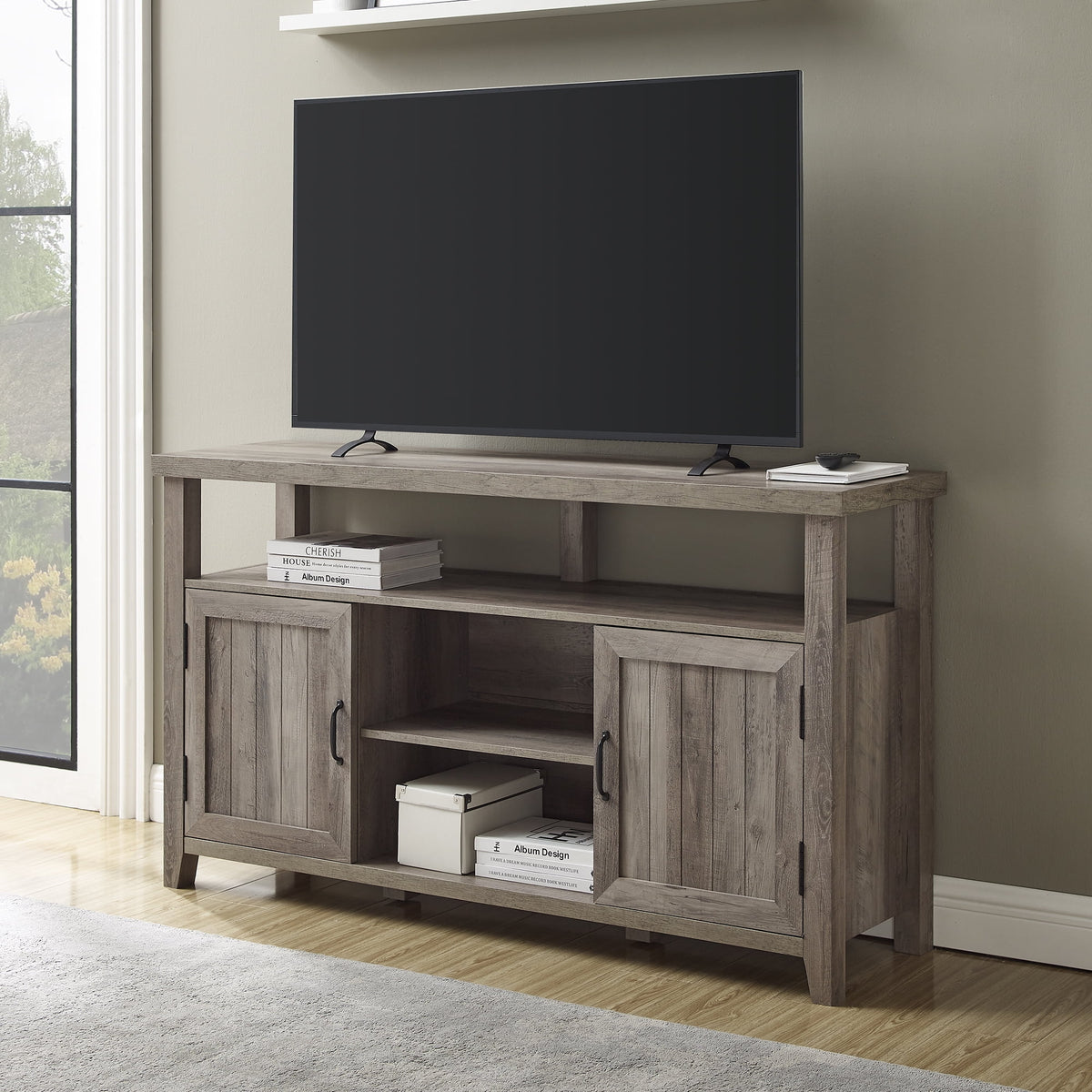 Farmhouse Tall TV Stand P128