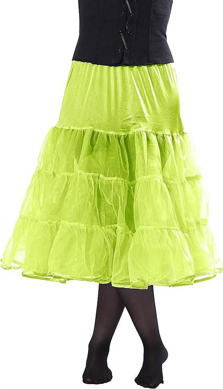 Organza Petticoat Multi-Layered Knee Length Skirt D855297