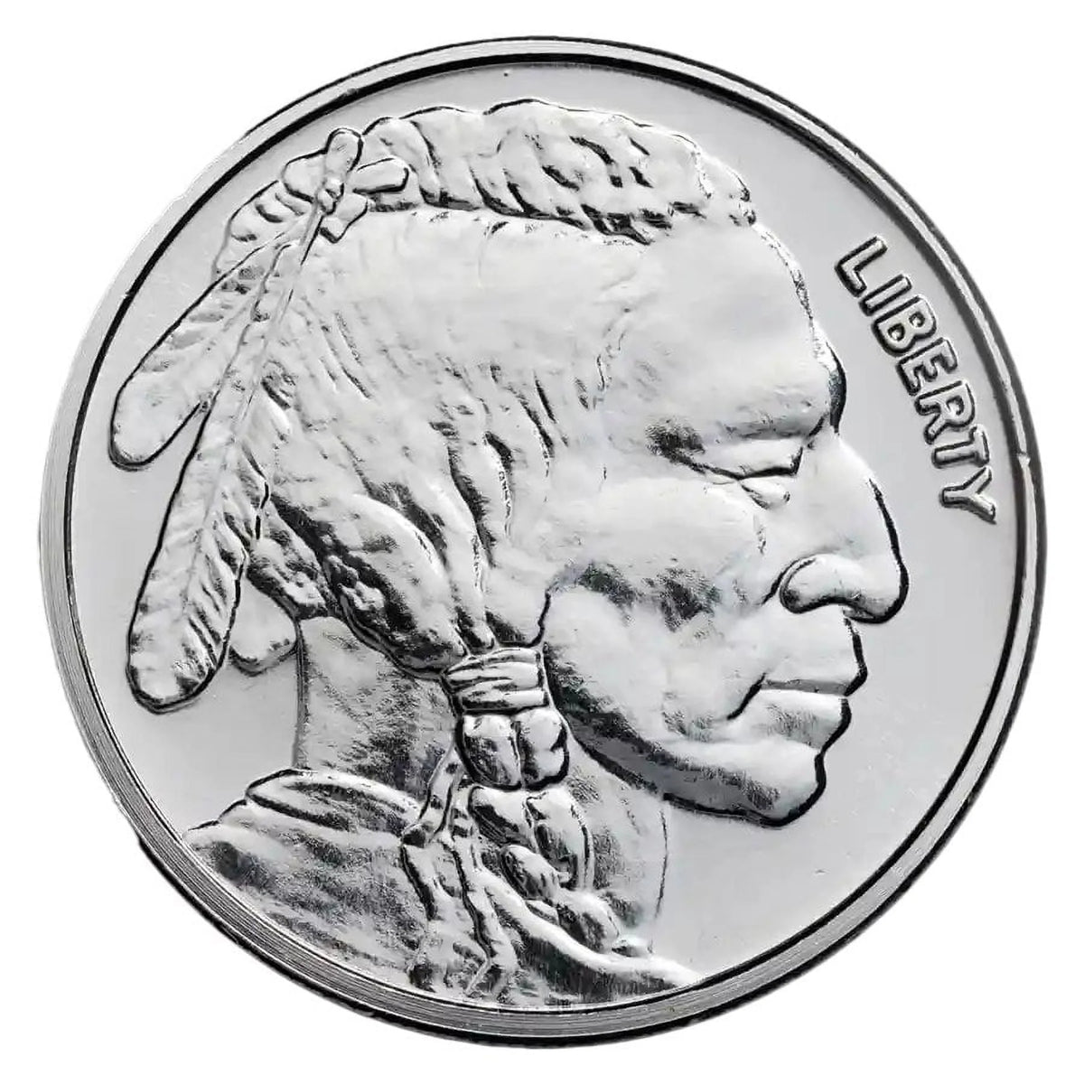 1 oz Silver Buffalo Round Tube of 20 I129