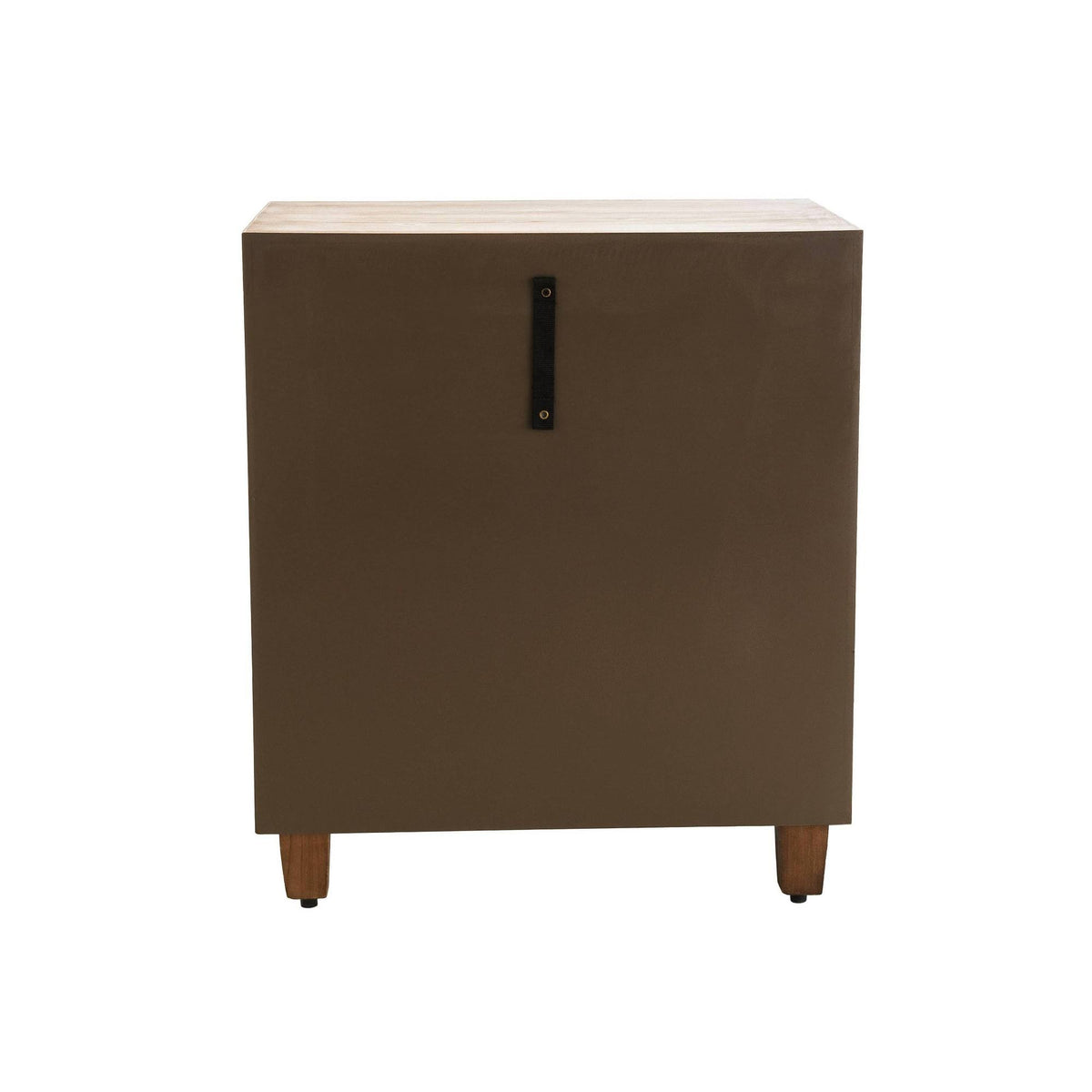 2 Drawer Cabinet Brown P48674