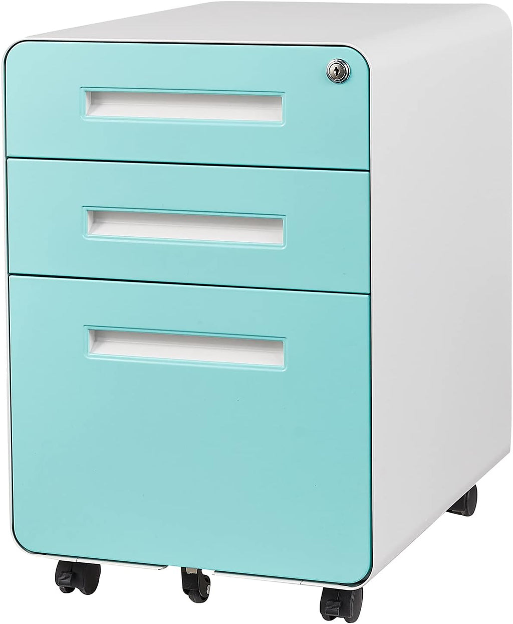 3 Drawer Metal File Cabinet with Lock M1701