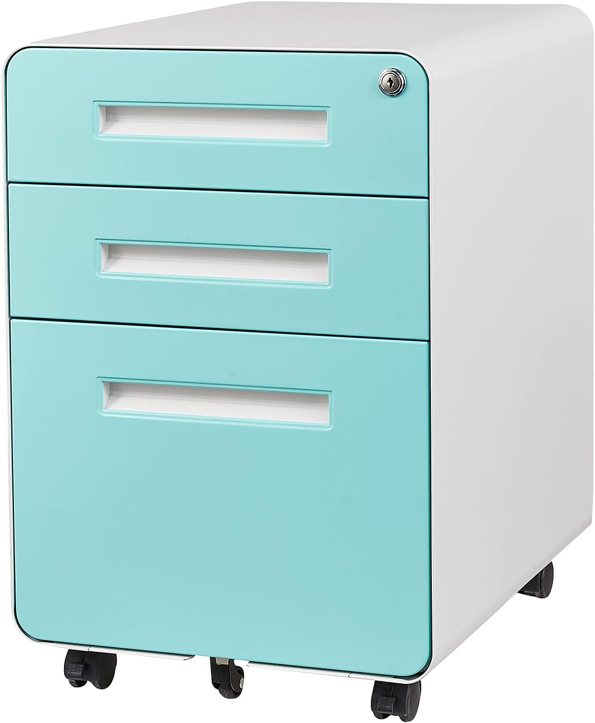 3 Drawer Metal File Cabinet with Lock M1701