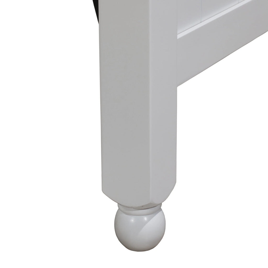 White Wood Twin Daybed with Trundle S997909