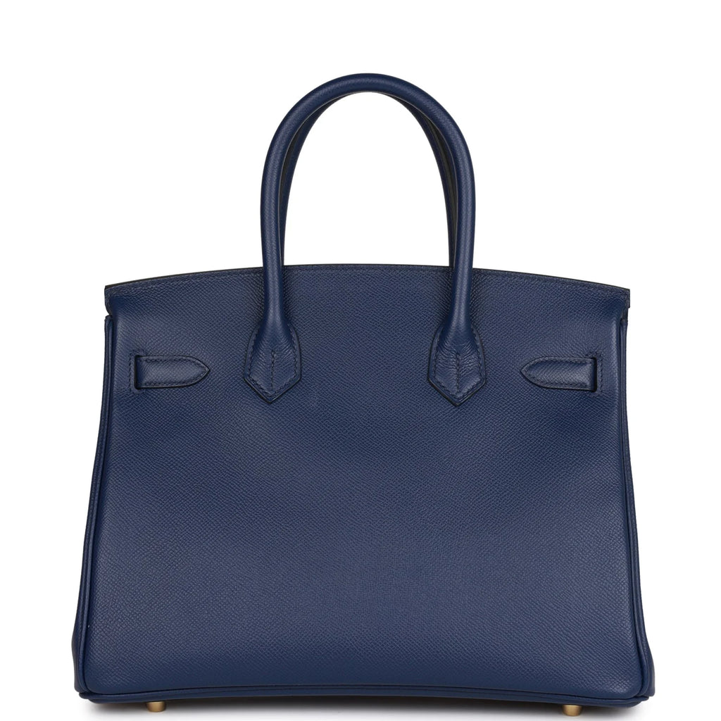 Bleu Saphir Epsom Leather Handbag T311