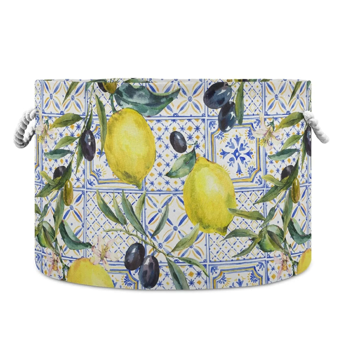 Collapsible Storage Basket with Handle, 20x20x14 in Q893588