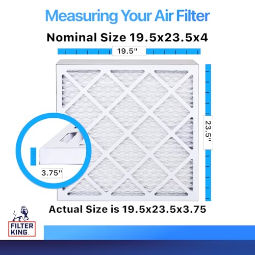 11.5x11.5x1 MERV 8 Pleated HVAC Air Filter 4-Pack X194283