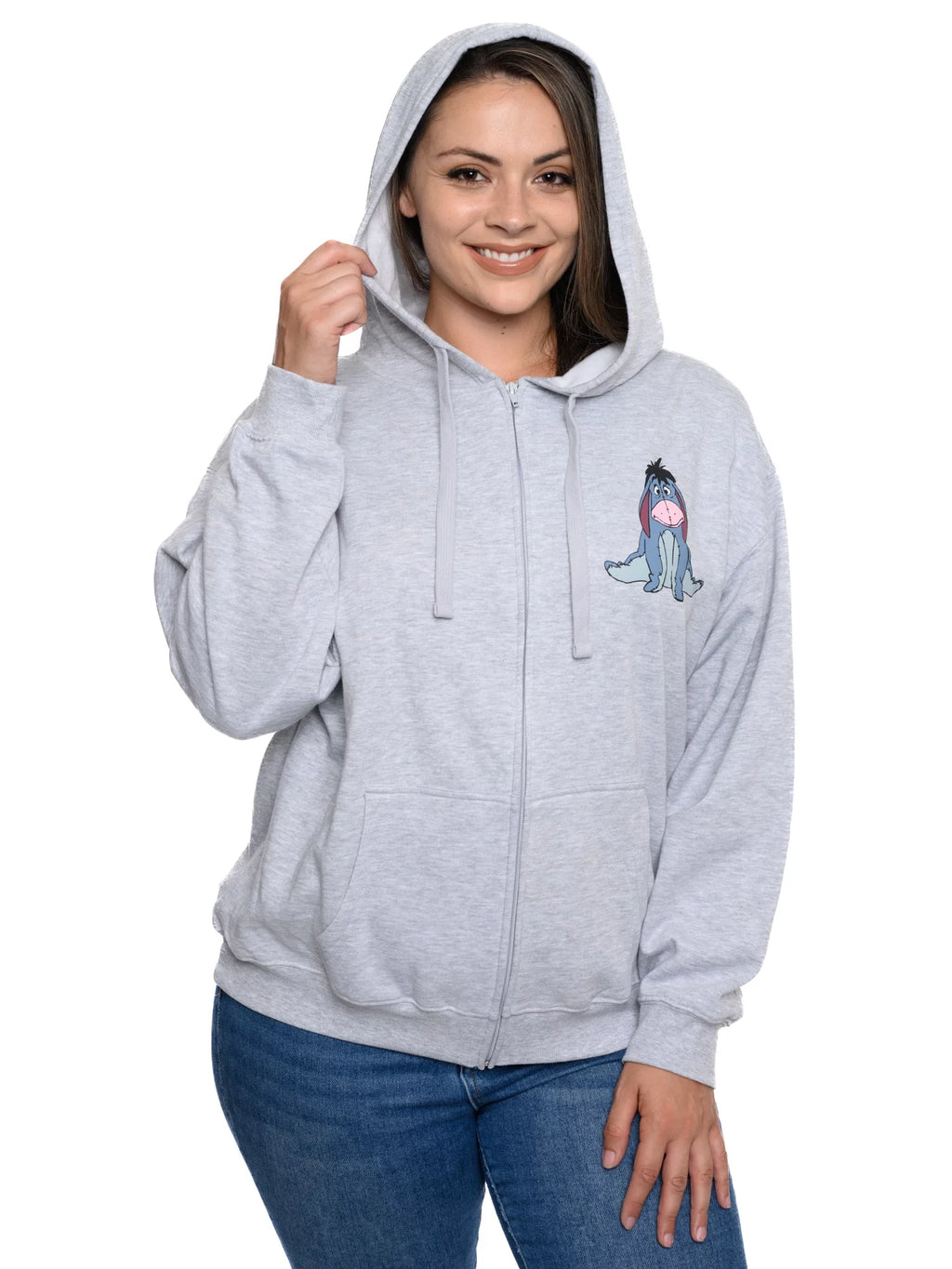 Gray Zip Up Hoodie E86713