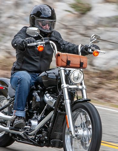 PU Leather Universal Motorcycle Fork Bag A31945