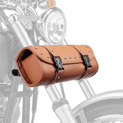 PU Leather Universal Motorcycle Fork Bag A31945
