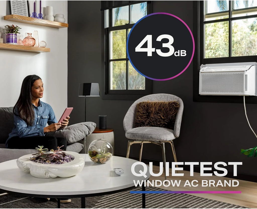 8,100 BTU 115V Window Air Conditioner White J4677