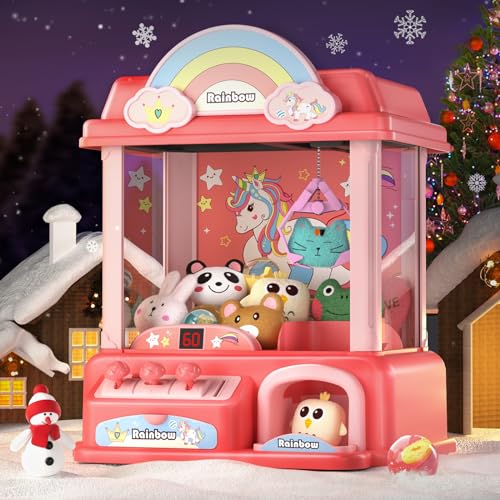 Claw Machine with Music Pink Mini Vending Machine L28182