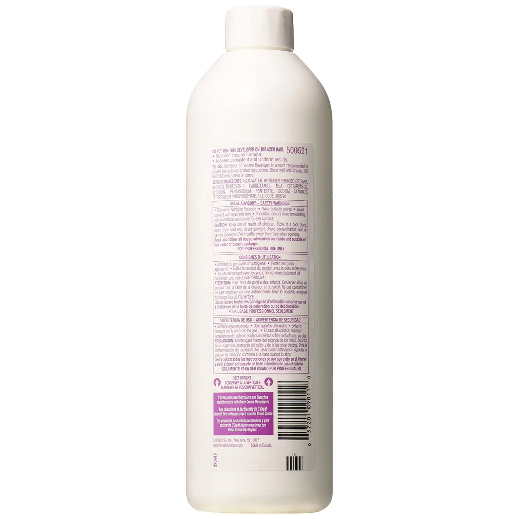 30 Volume Developer 16 Oz C1089