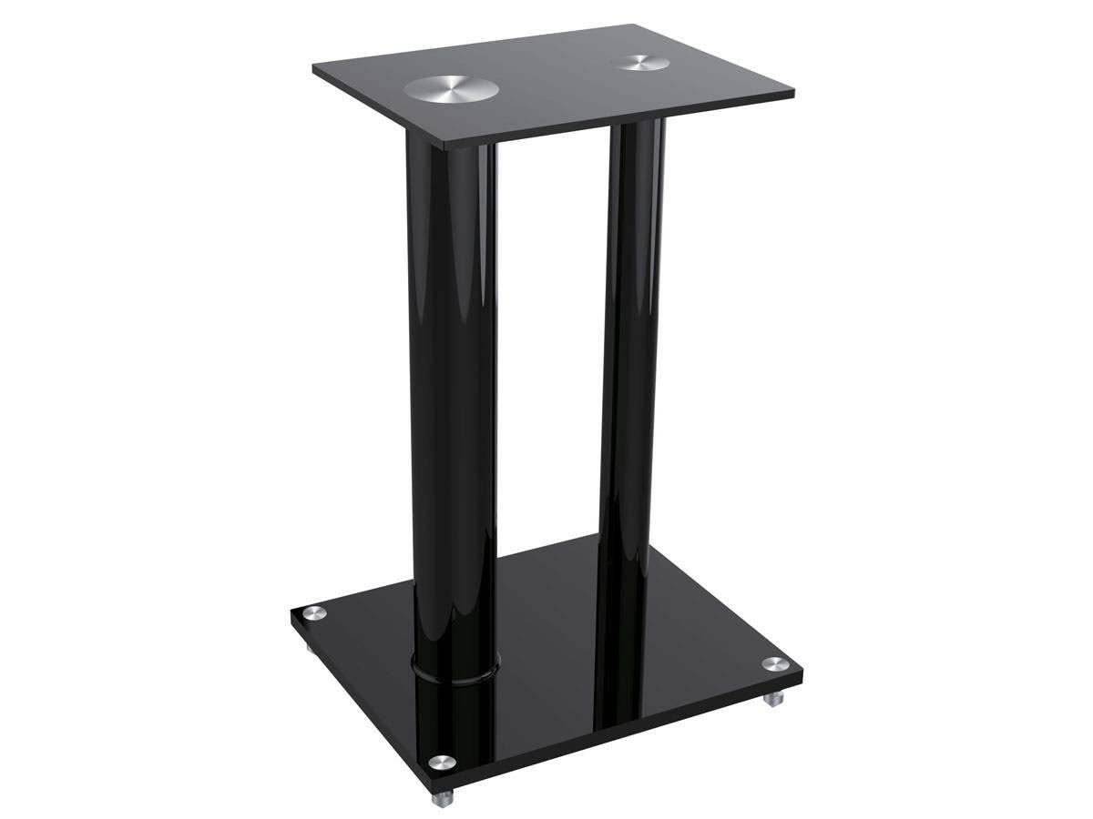 Glass Floor Speaker Stands (Pair) Black P95126
