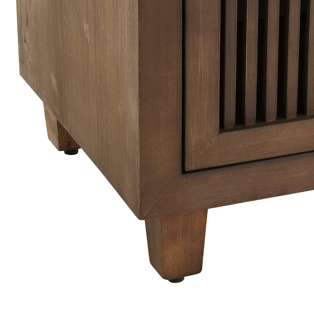 2 Drawer Cabinet Brown P48674