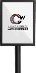 Black 11 x 14 Inch Pedestal Standing Floor Sign Frame I88662