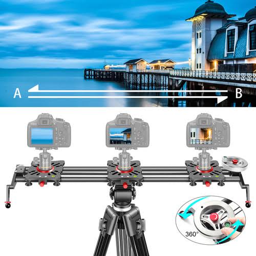 Carbon Fiber Camera Slider with Flywheel G37651