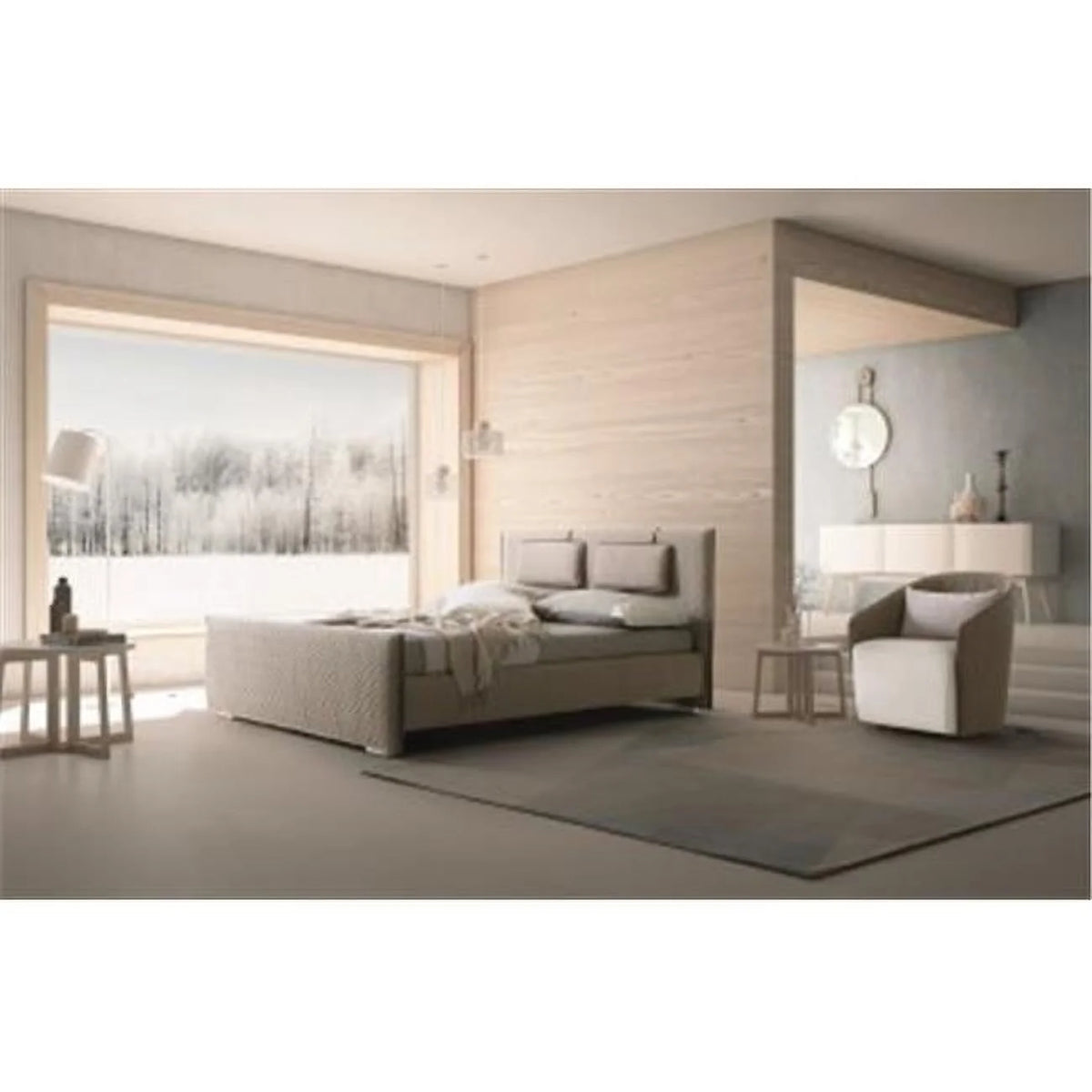 Queen Light Taupe Bed E713506