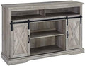 White Wood Highboy TV Stand S3164