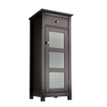 Espresso 1 Door 1 Drawer Floor Cabinet D683338