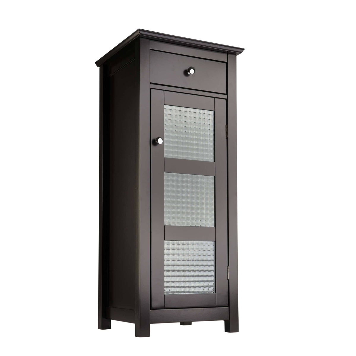 Espresso 1 Door 1 Drawer Floor Cabinet D683338