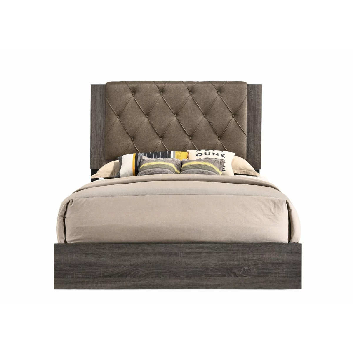 Queen Fabric Bed P721