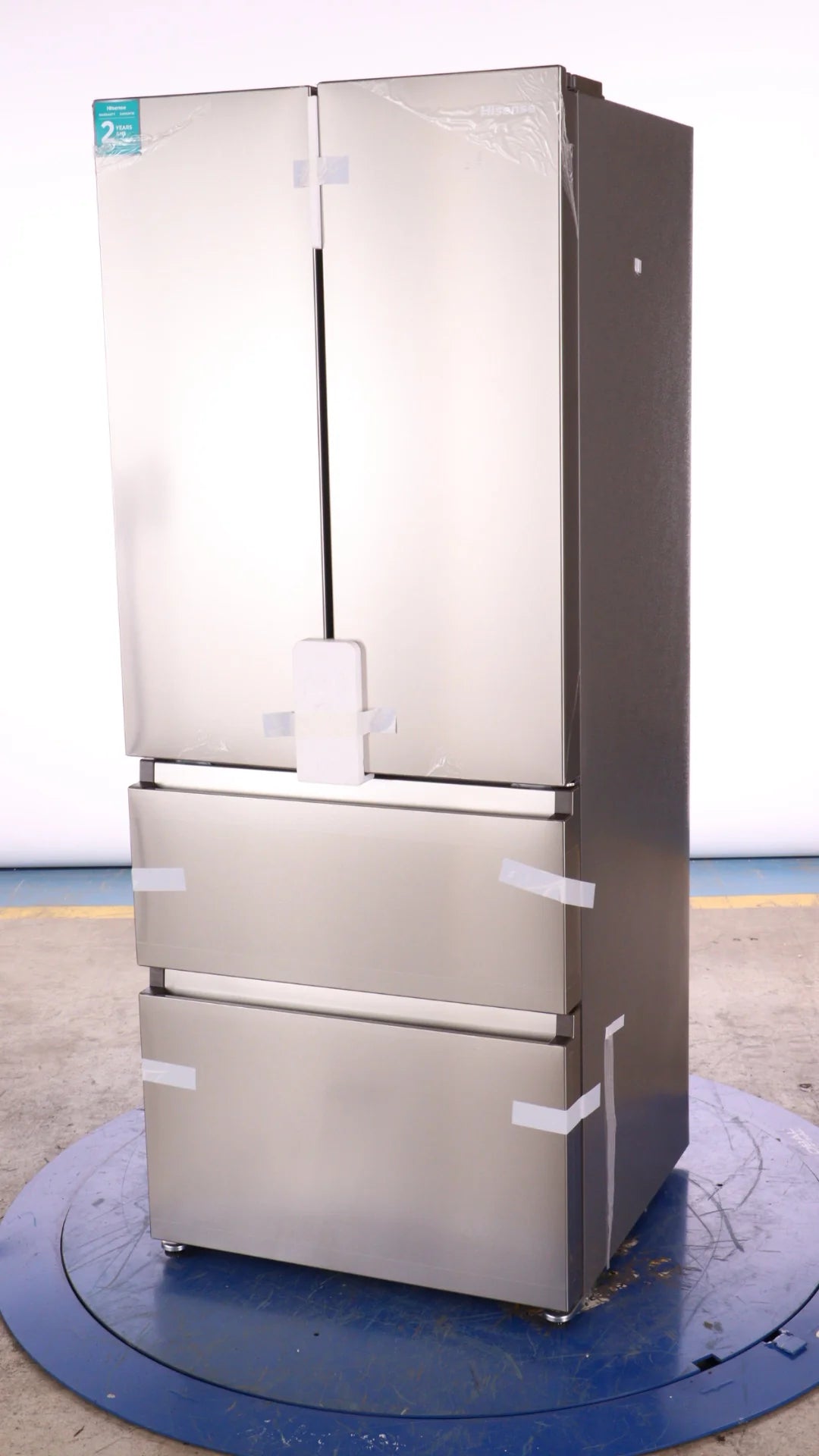 28 In. 14.8 Cu Ft. Titanium 4-Door Refrigerator M370