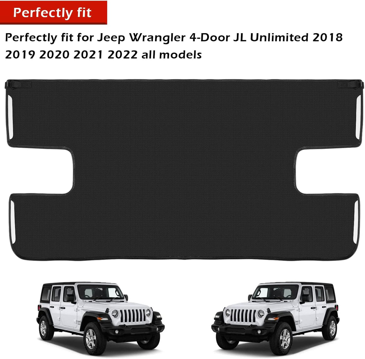 Black Vinyl Tonneau Cover 3 pcs F33014
