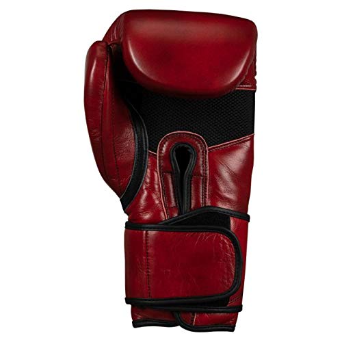 Blood Red Leather Training Gloves C841