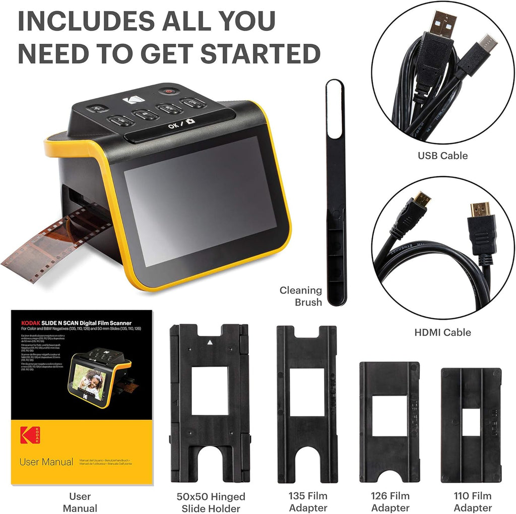 Film and Slide Scanner with 5” LCD Screen Q574237