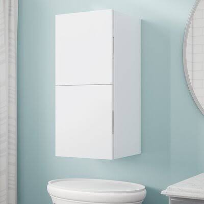 Wall Mounted Cabinet High Gloss White J843582