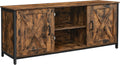 Farmhouse TV Cabinet with Adjustable Shelves D53950