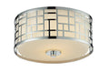 11.75-in Chrome Incandescent Flush Mount Light T3775