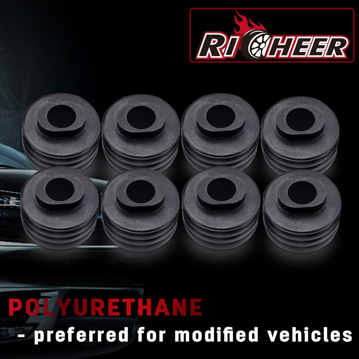 Body Mount Bushing Kit 18pcs Pack of 2 Q1867
