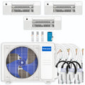 33,000 BTU 3 Zone Ceiling Cassette Ductless Air Conditioner and Heat Pump L294225