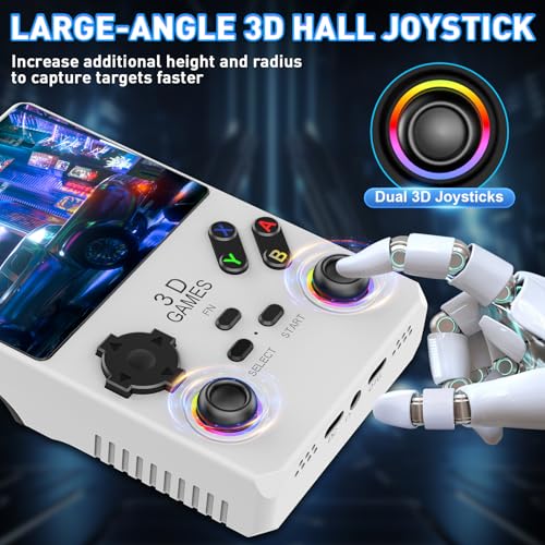 Black Retro Handheld Game Console with 256GB TF Card V977585