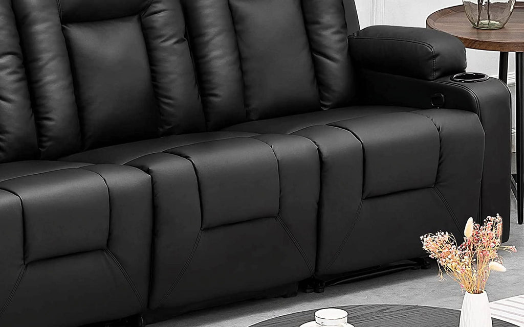 3PC Bonded Leather Recliner Set X597
