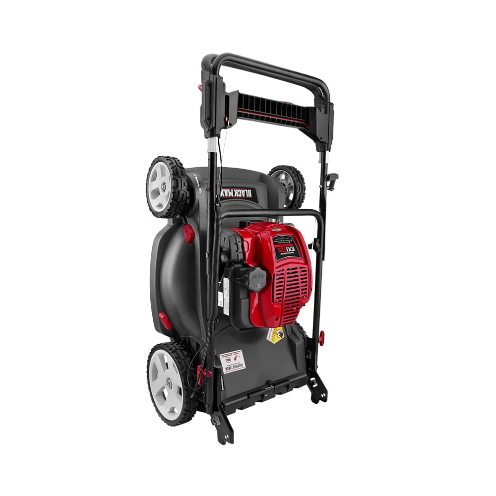 Black 21-inch 3-in-1 Self-Propelled Gas Mower V59180