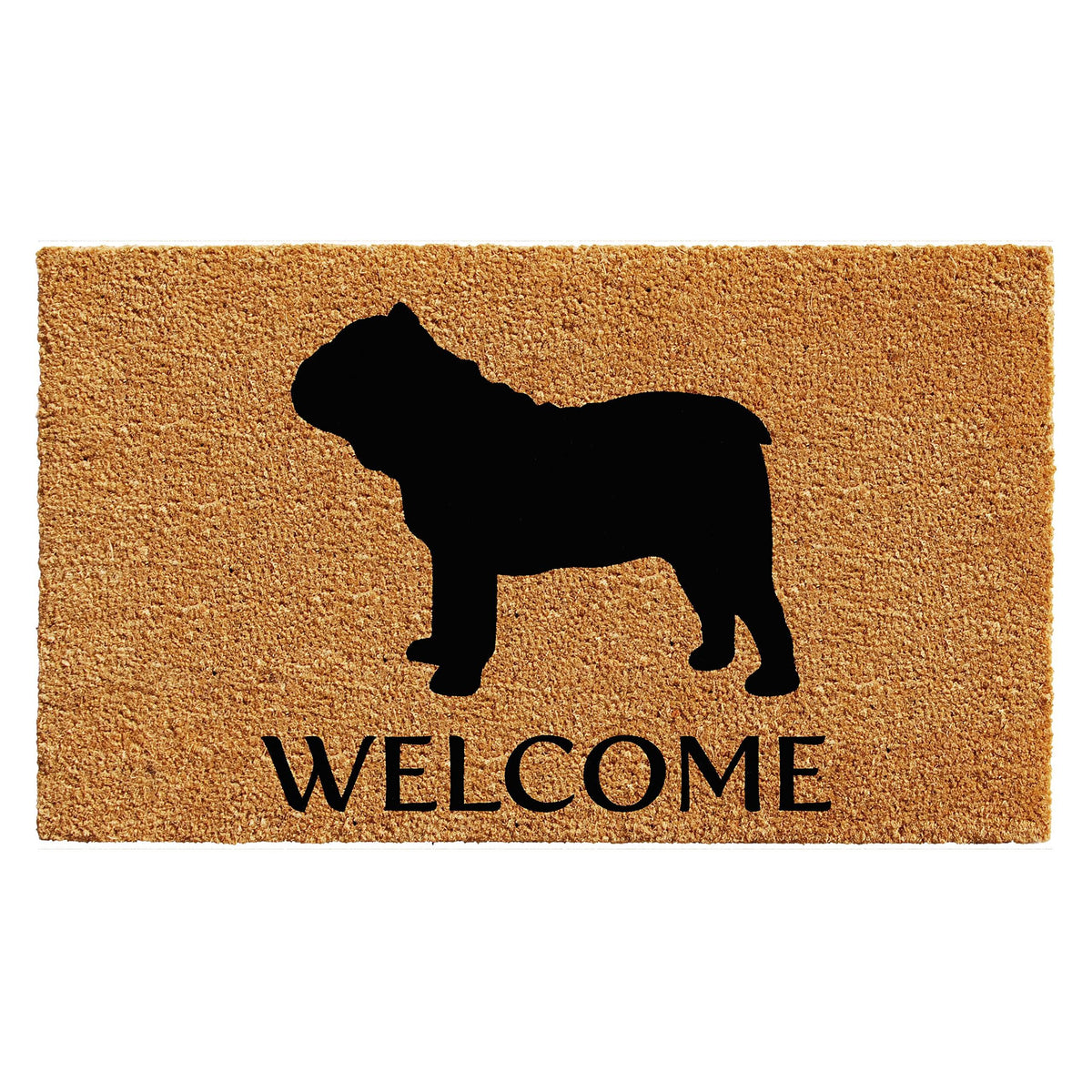 Bull Dog Doormat 2' x 3' Natural/Black X17279